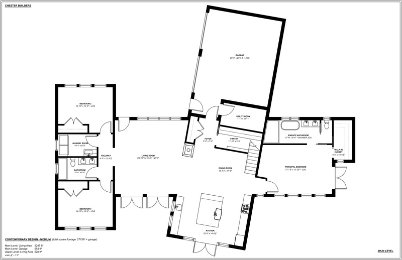 First Level Floor Plan-Bowen's Brook Ocean Estates 
