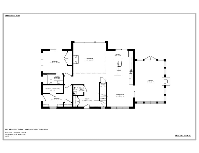 Floor Plan- The Cocoon- Bowen's Brook Ocean Estates